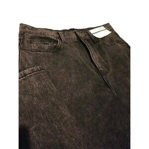 Black Washed Skater Jeans, Highest Rise Sz 7